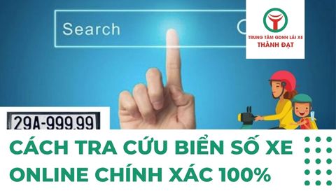 Cách tra cứu biển số xe online