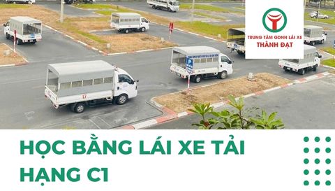 Học bằng lái xe tải hạng C1