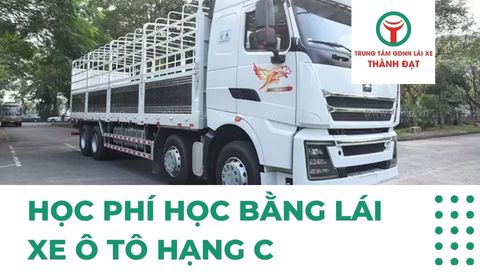 học phí học bằng lái xe ô tô hạng C