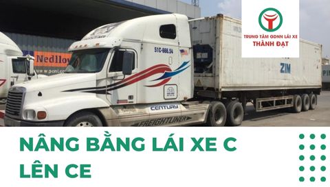 Nâng bằng lái xe C lên CE