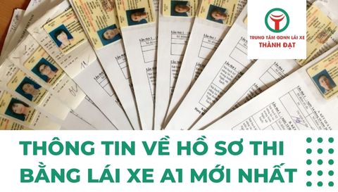 thông tin về hồ sơ thi bằng lái xe A1 mới nhất