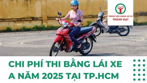 Thí sinh đang tham gia bài thi thực hành lái xe