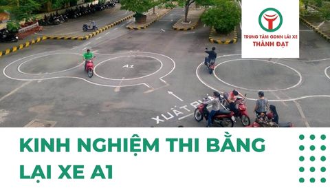 Kinh nghiệm thi bằng lái a1