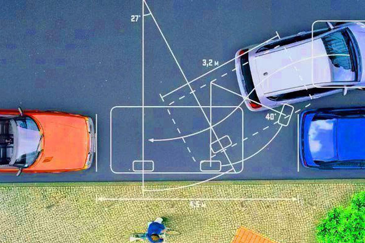 Ghép xe ngang khi thi sa hình và ngoài đường khác nhau như thế nào?