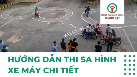 Hướng dẫn thi sa hình xe máy chi tiết cho người mới