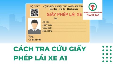 Cách Tra Cứu Giấy Phép Lái Xe A1 Nhanh Và Chính Xác Nhất